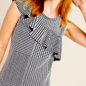 🍒 Anthropologie Dolan ruffle top Sz Medium